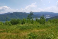 Widok w kierunku góry Żar i jeziora międzybrodzkiego Widok w kierunku góry Żar i jeziora międzybrodzkiego