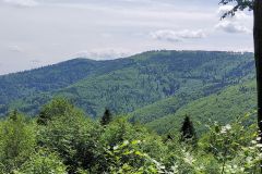 Widok w kierunku Czupla Widok w kierunku Czupla