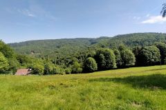 Panorama z szosy na Przegibek Panorama z szosy na Przegibek